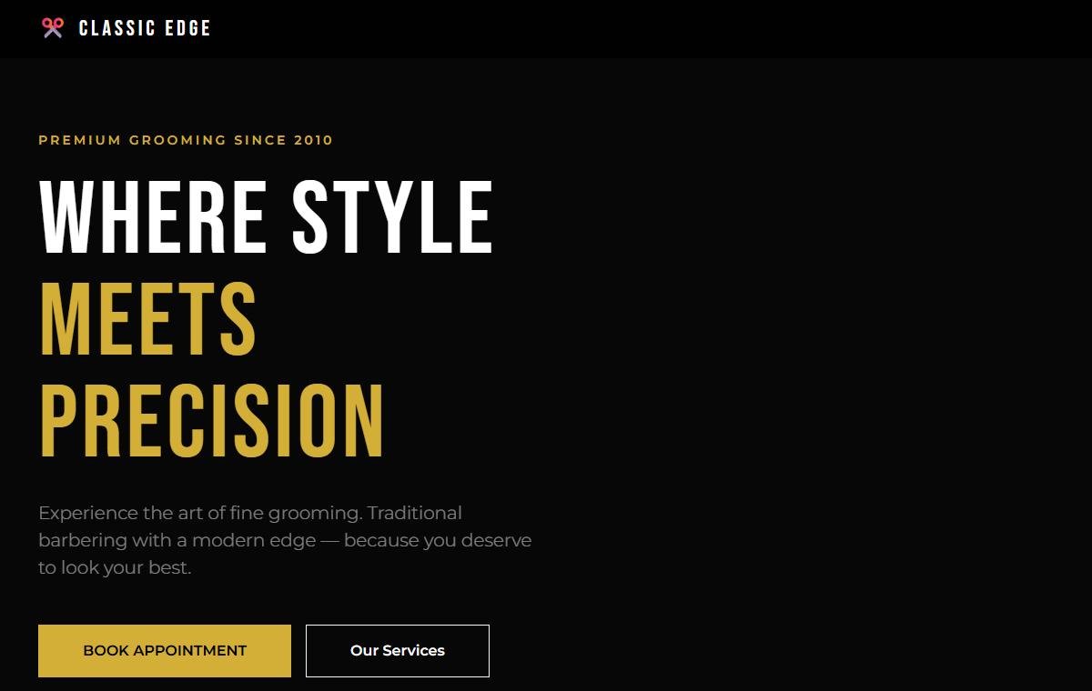 Barber & Beauty Salon template preview