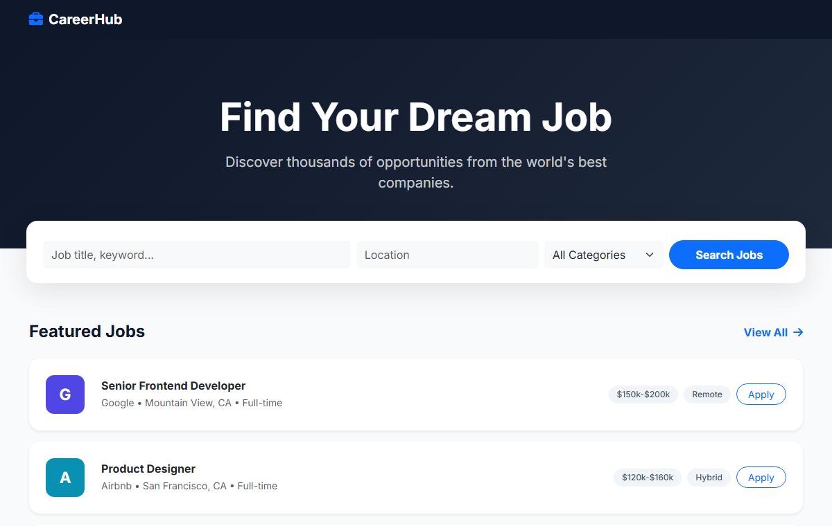 Job Board & Careers template preview