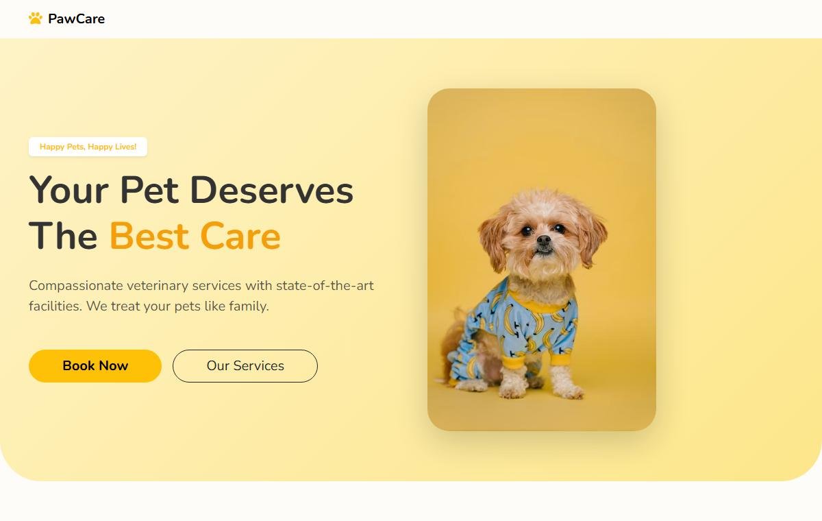 Pet Care & Veterinary template preview