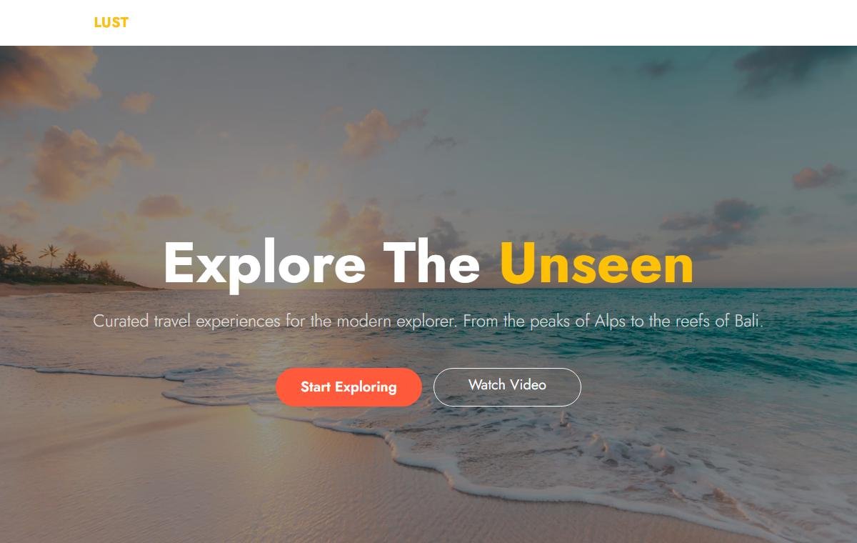 Travel & Tours template preview