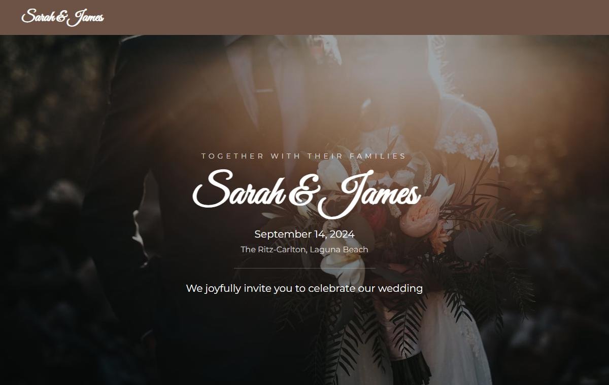 Wedding Invitation template preview